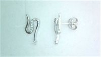 Orecchini Sommer Donna Serpenti in Oro bianco Diamante 0.14 Ct SERPE DIA CT 0.14 G/VS - SERPE DIA CT 0.14 G/VS